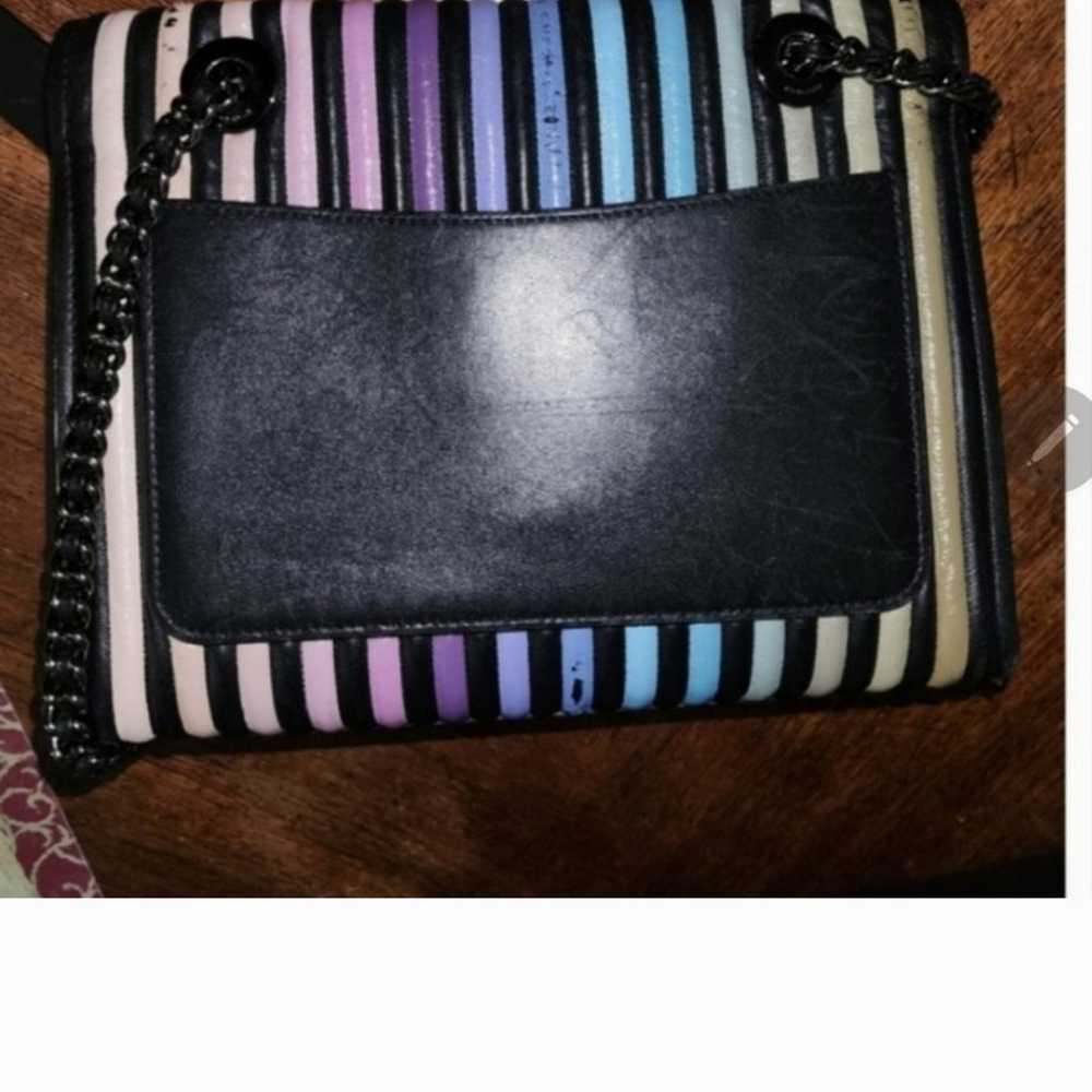 RARE Coach multicolor shoulder bag.rainbow - image 4