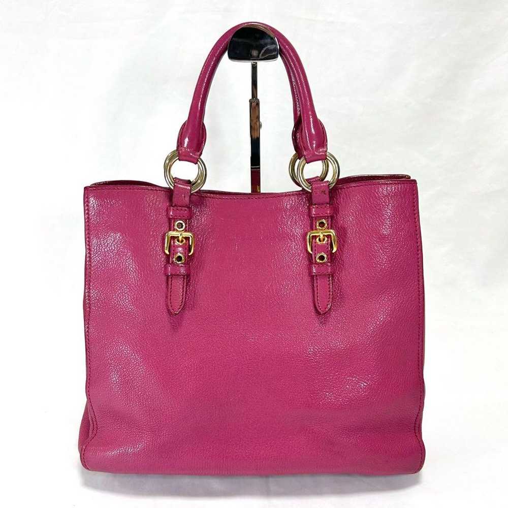 Miu Miu 2WAY Handbag Shoulder Bag Pink - image 3