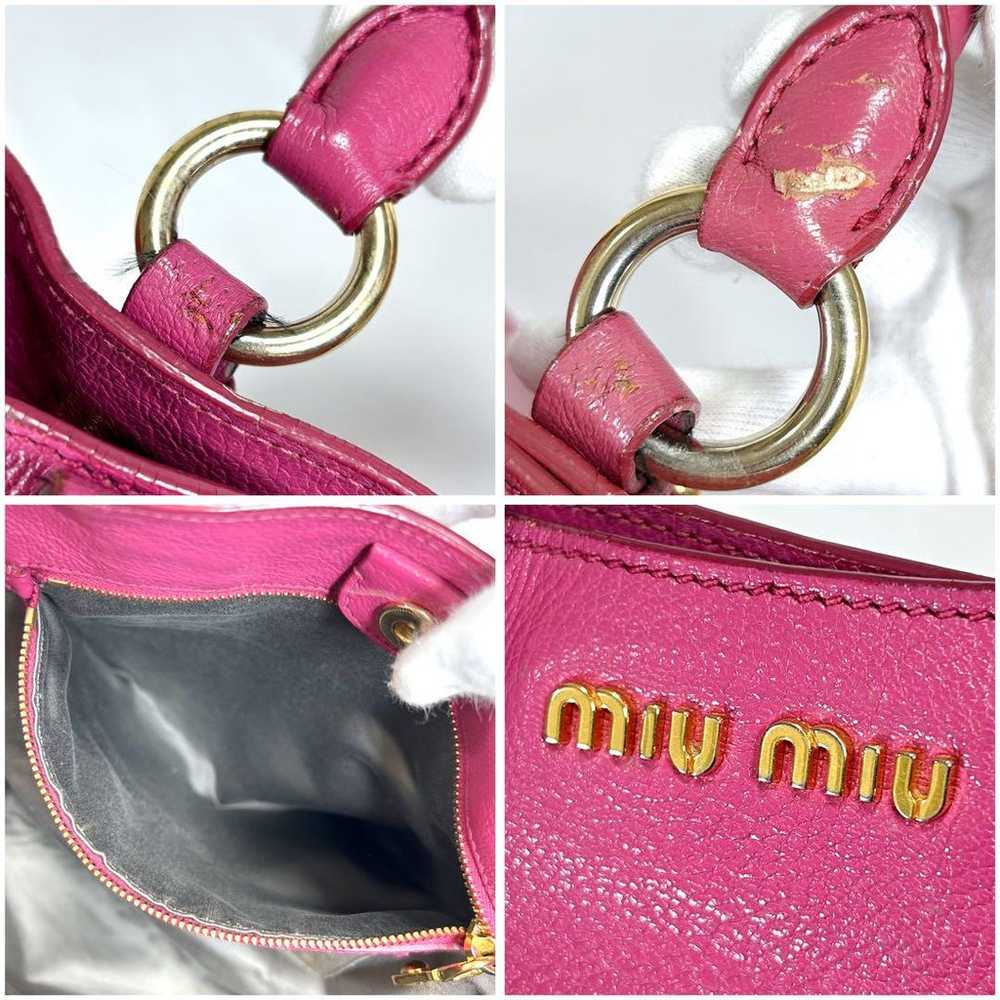 Miu Miu 2WAY Handbag Shoulder Bag Pink - image 9