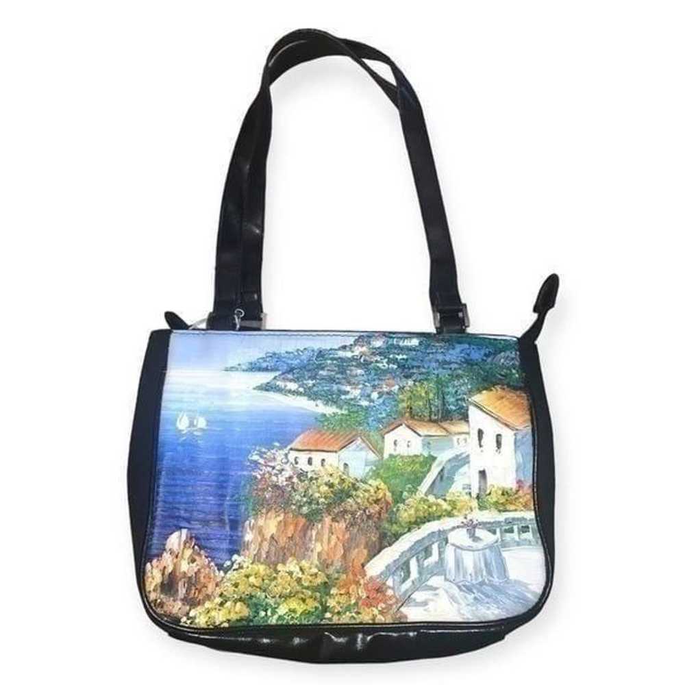 Y2k Venice hand painted artwork shoulder bag - image 1