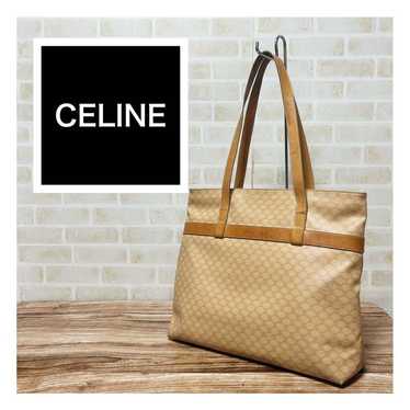 【Vintage】CELINE Macadam Shoulder Tote Bag Macadam