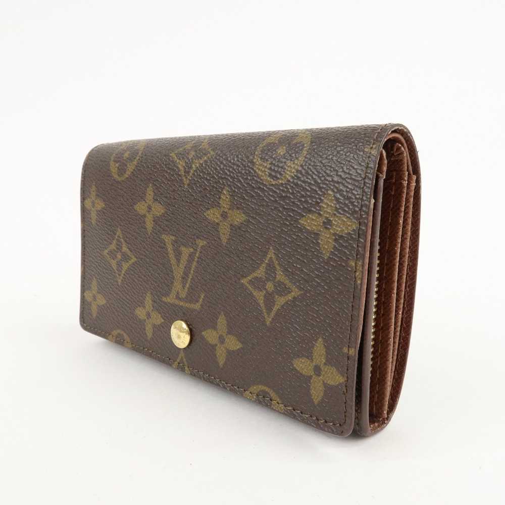 Louis Vuitton Monogram Porte Monnaie Billets Tres… - image 3