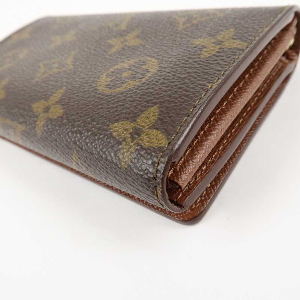 Louis Vuitton Monogram Porte Monnaie Billets Tres… - image 8