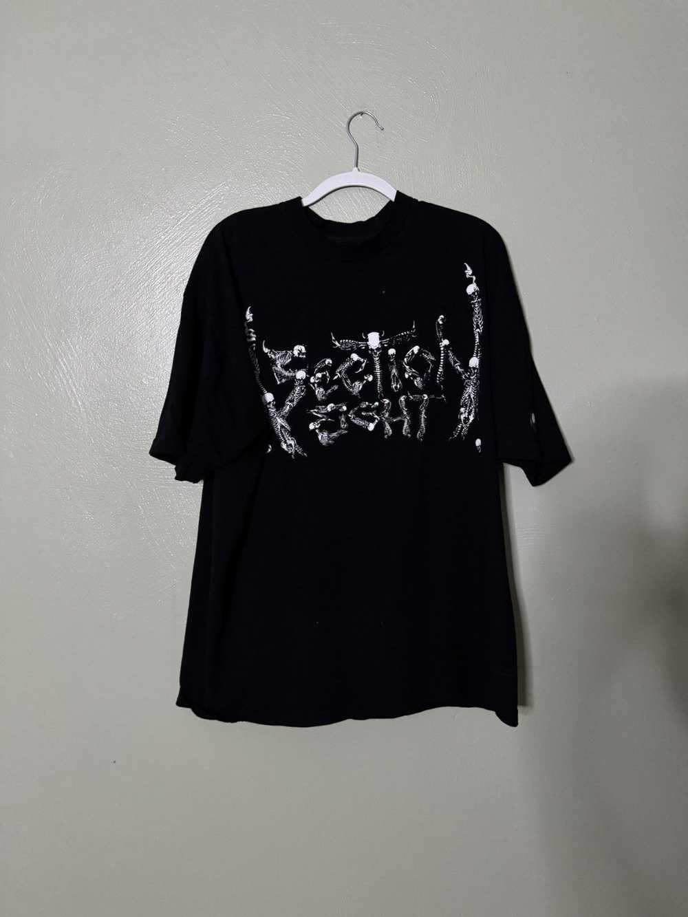 Section 8 Section 8 Skull web shirt - image 1