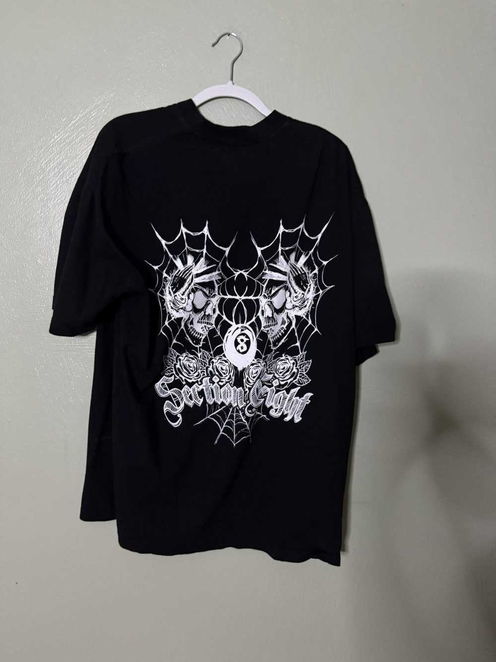 Section 8 Section 8 Skull web shirt - image 2