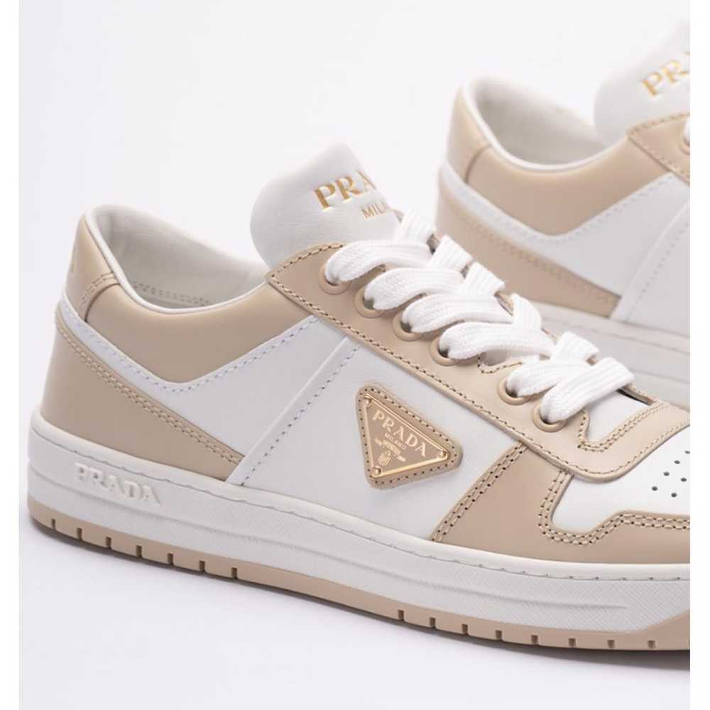 Prada Downtown leather trainers - image 4