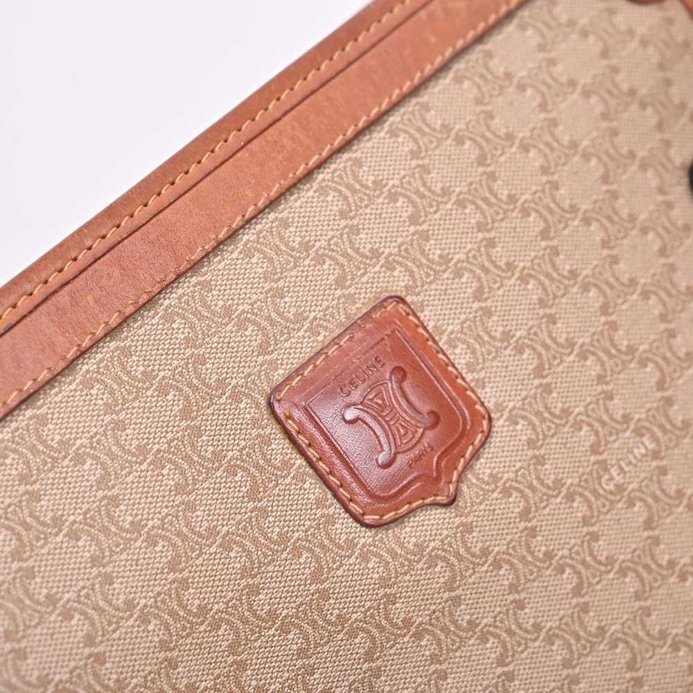 Celine Triomphe Vintage leather clutch bag - image 11