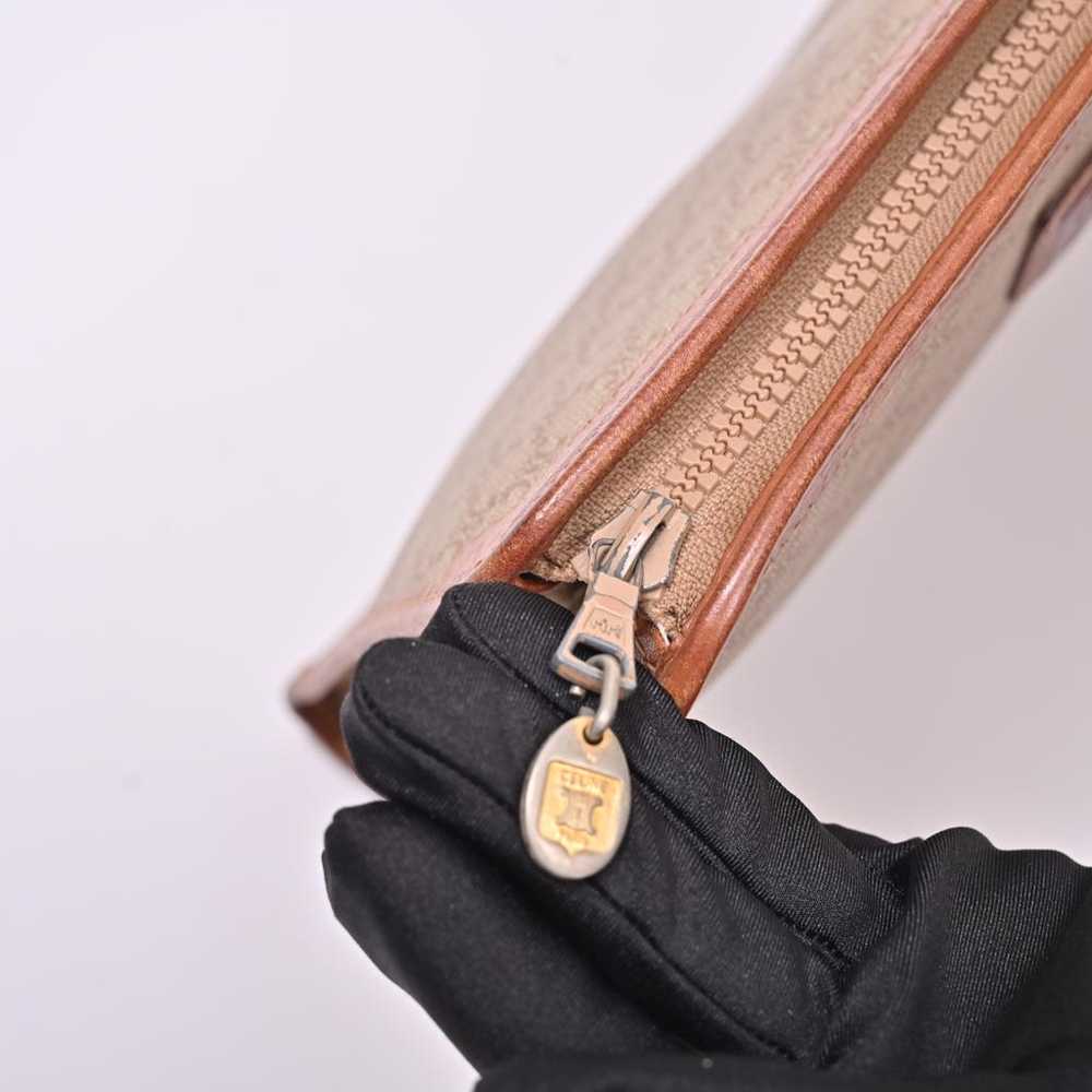 Celine Triomphe Vintage leather clutch bag - image 12