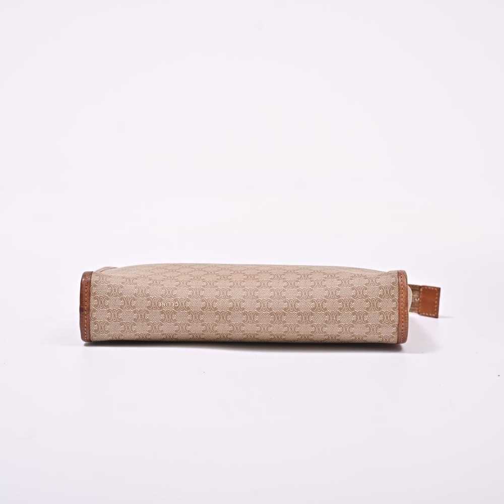 Celine Triomphe Vintage leather clutch bag - image 5