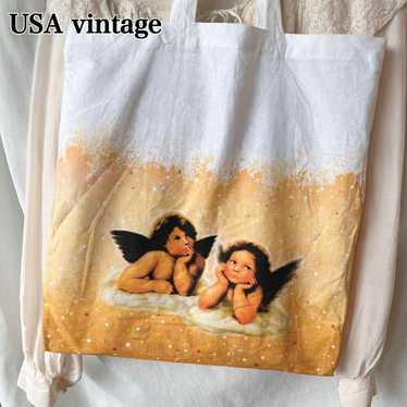 American Vintage Angel Print Tote Bag - image 1