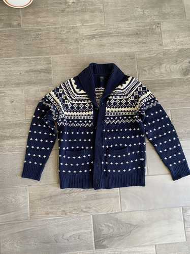 J.Crew J Crew Fair Isle Shawl Cardigan Medium