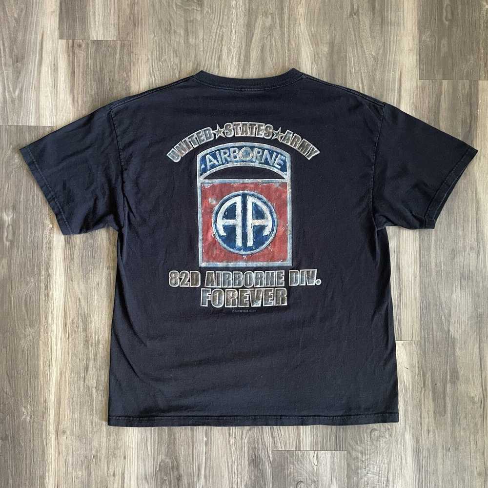 Military × Vintage Vintage US Army Airborne T-Shi… - image 2