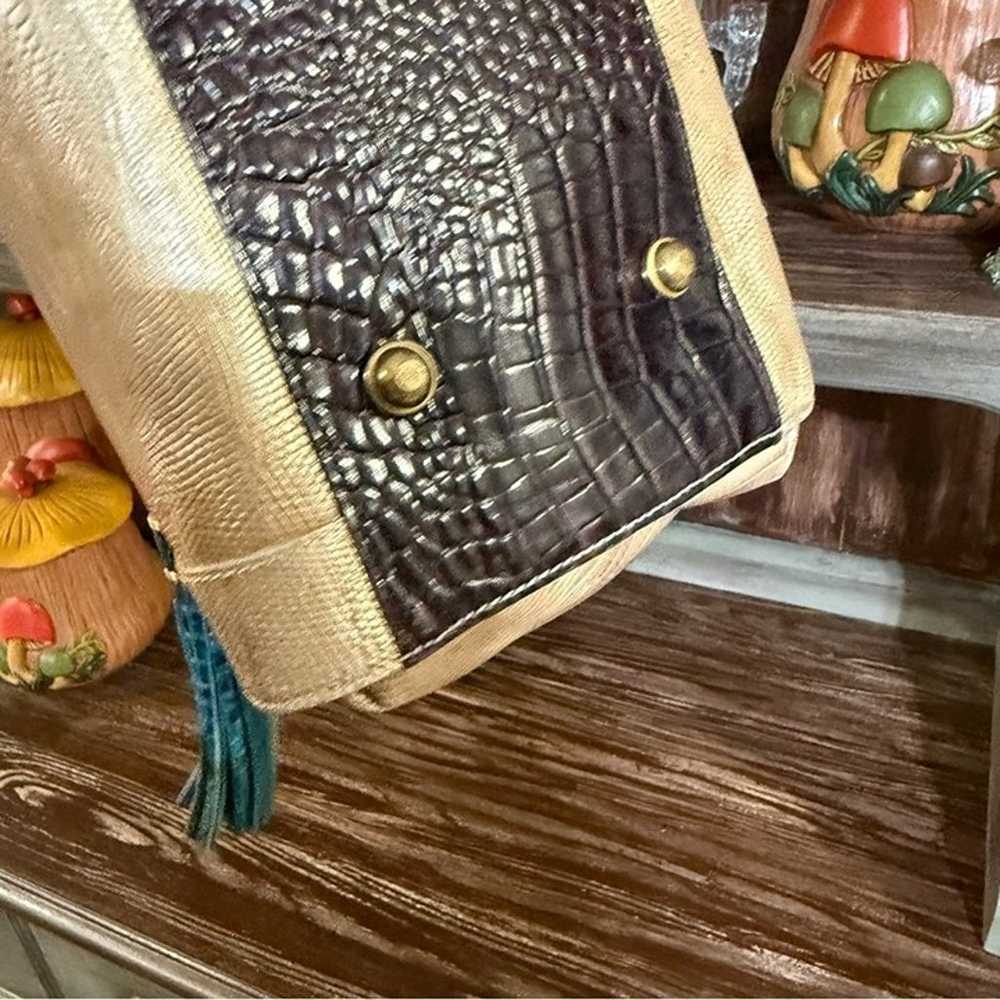 Brahmin honey and teal color - image 12