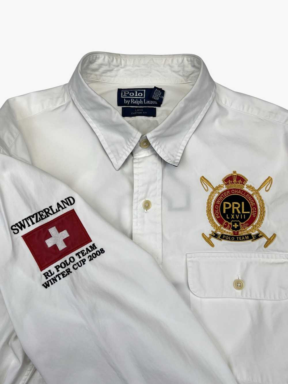 2008 Polo Ralph Lauren Switzerland Button Up Shirt - image 2