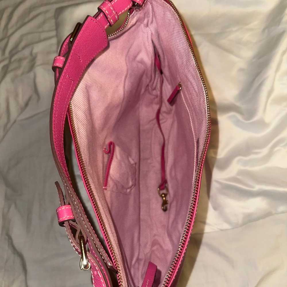 Dooney & Burke Hot Pink Luna Bag - image 4