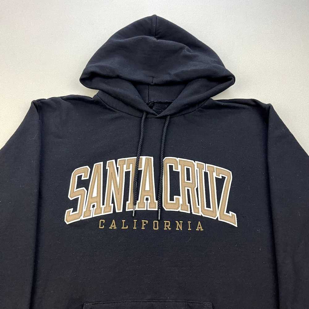 Champion Santa Cruz Hoodie Sweatshirt Large Black… - image 2