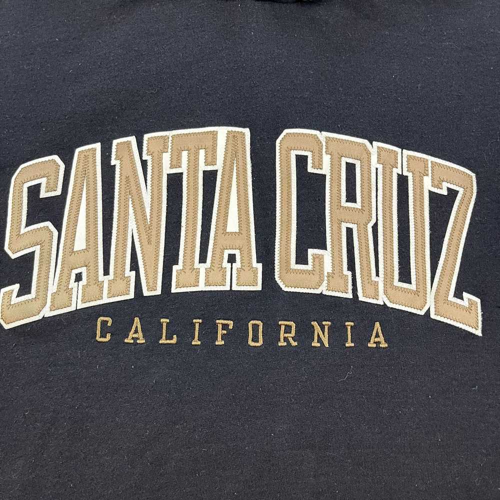 Champion Santa Cruz Hoodie Sweatshirt Large Black… - image 3