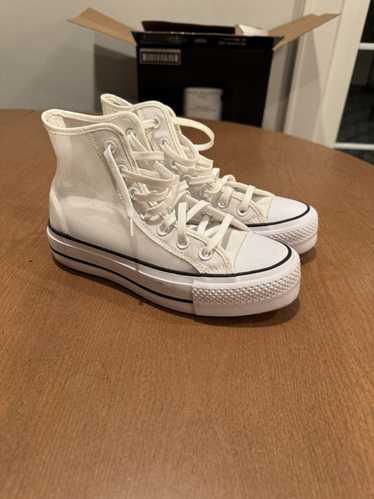 Converse White mesh Nike converse women’s size 6 - image 1