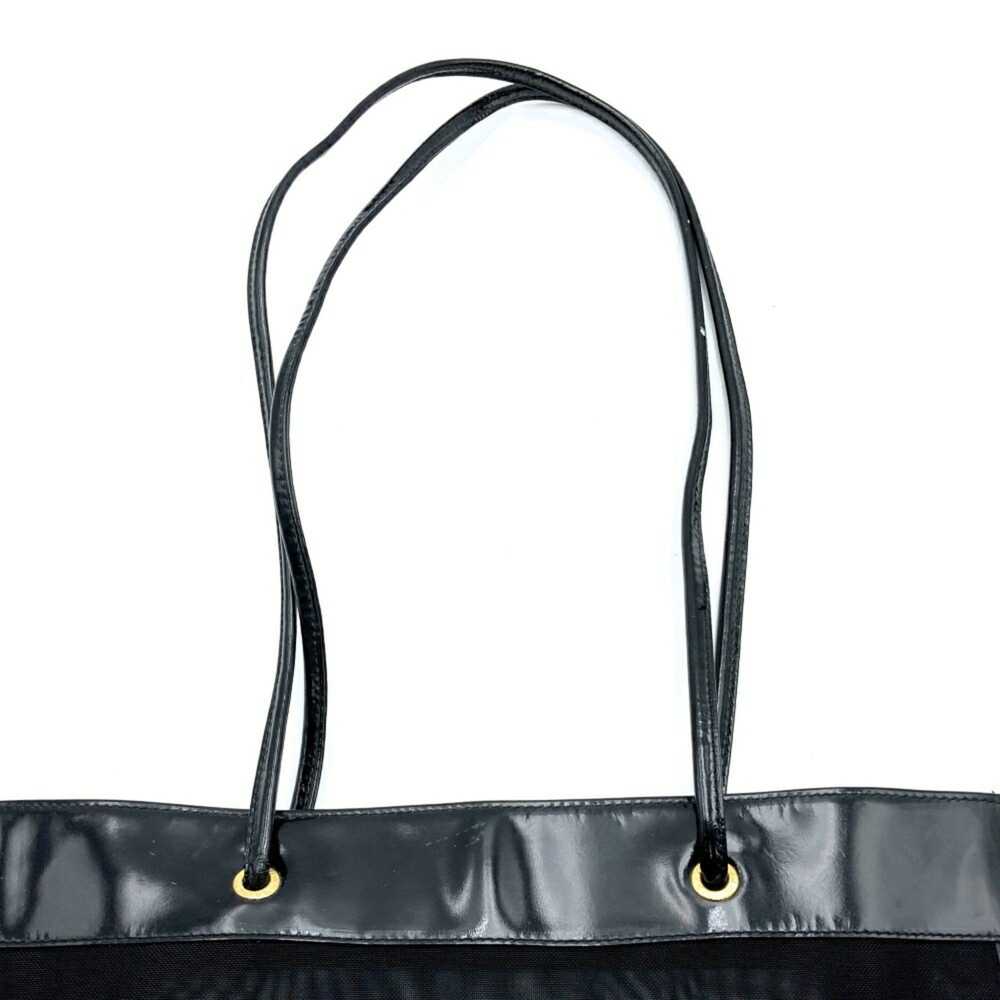 Fendi FENDI Mesh Tote Bag Nylon/Patent Black 2629… - image 6