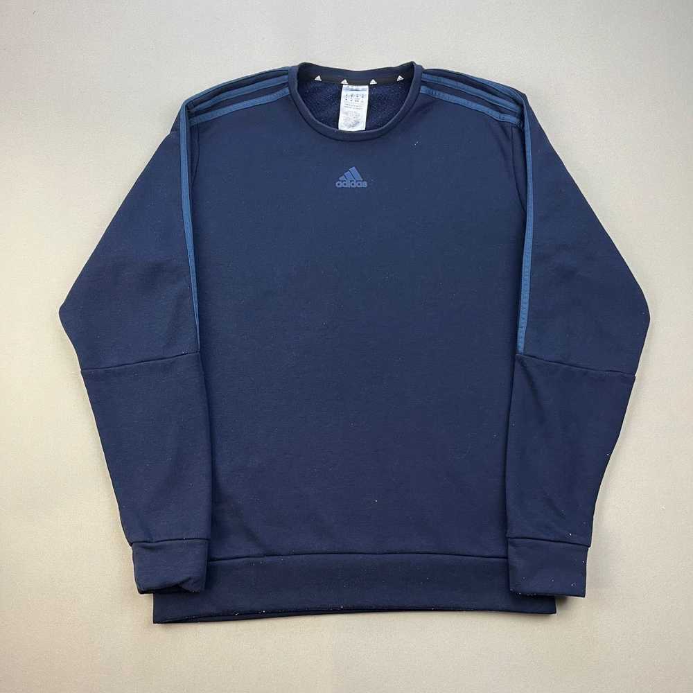 Adidas Adidas Sweatshirt Medium Navy Blue Three S… - image 1