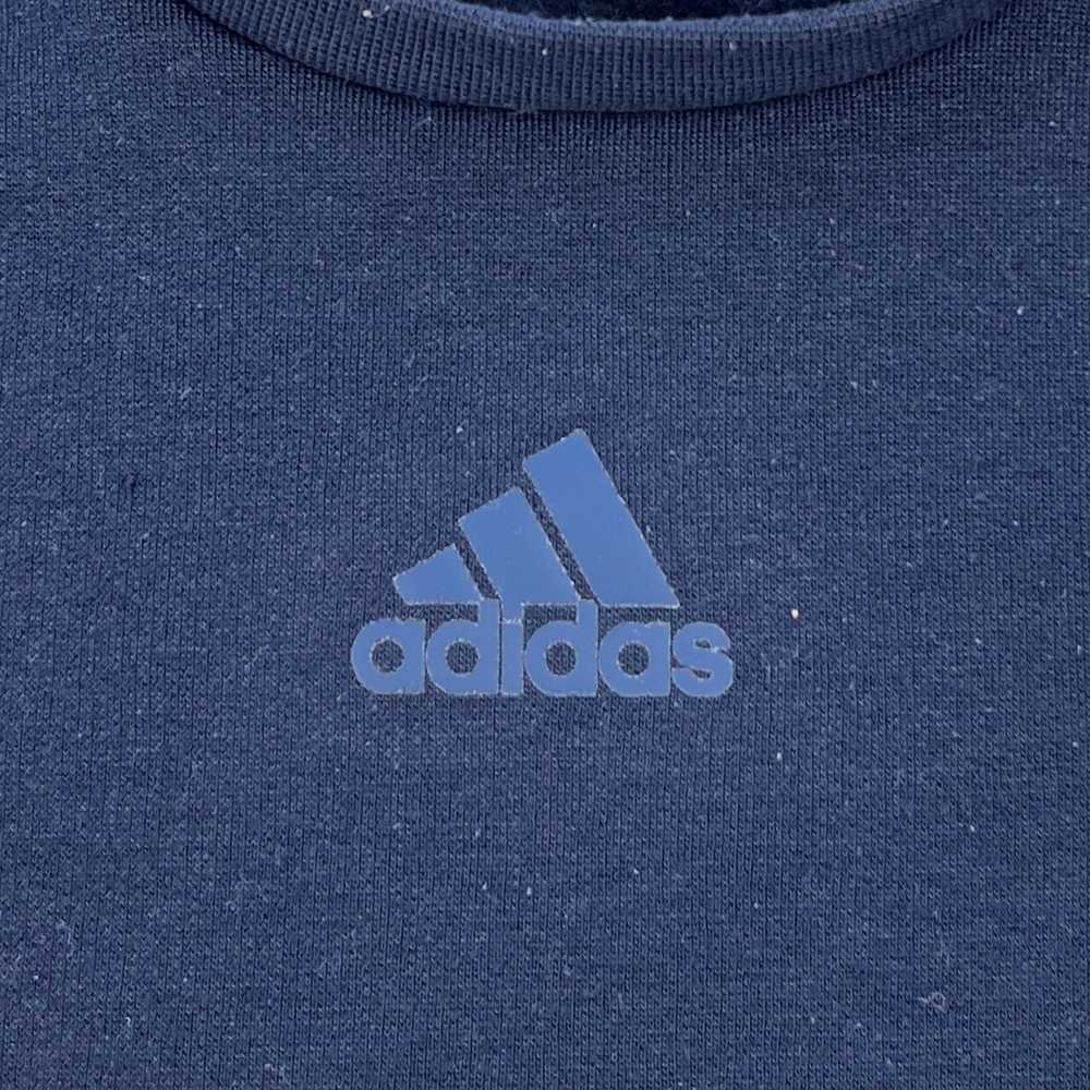 Adidas Adidas Sweatshirt Medium Navy Blue Three S… - image 3