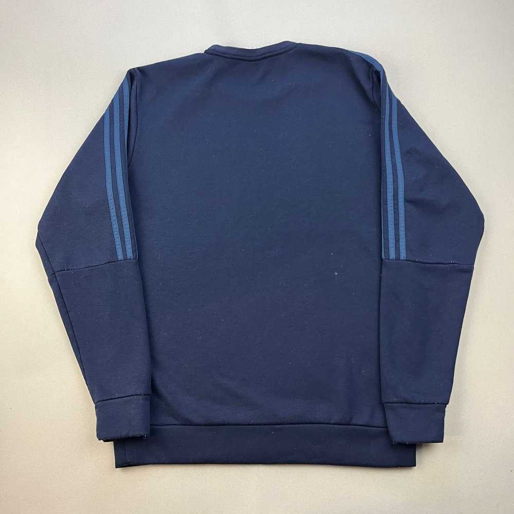 Adidas Adidas Sweatshirt Medium Navy Blue Three S… - image 4