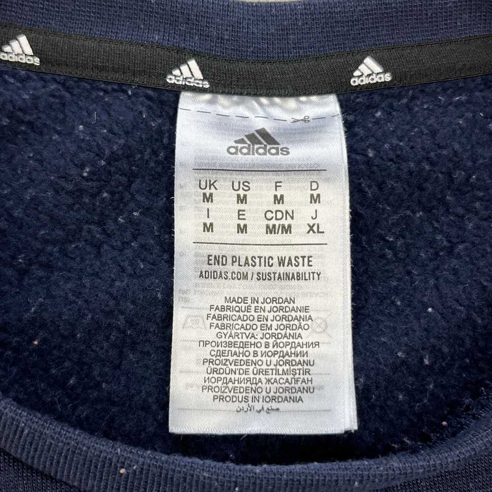 Adidas Adidas Sweatshirt Medium Navy Blue Three S… - image 5