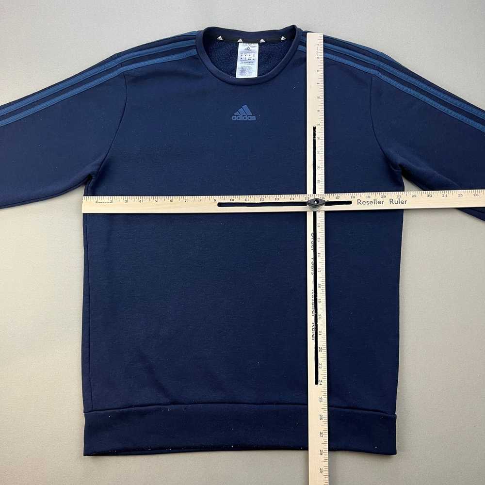 Adidas Adidas Sweatshirt Medium Navy Blue Three S… - image 7