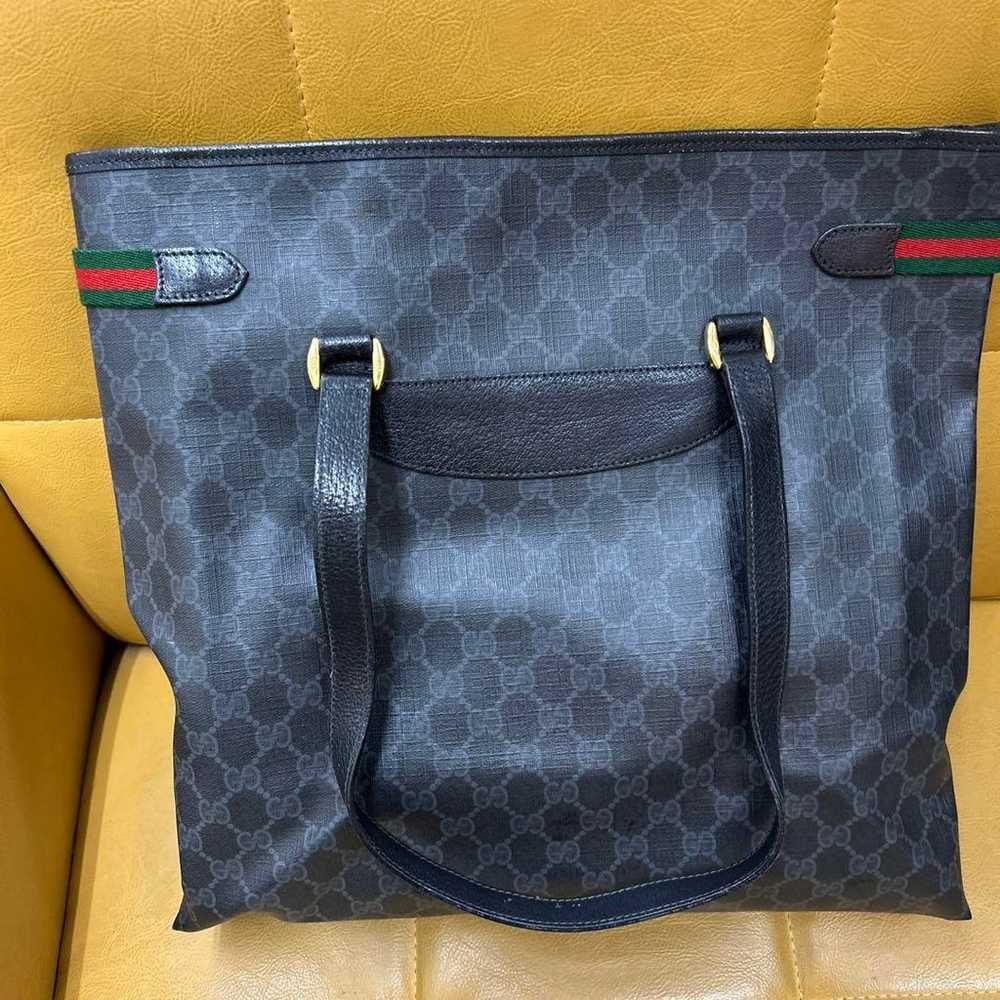 Old GUCCI tote bag, rare, beautiful condition. - image 4