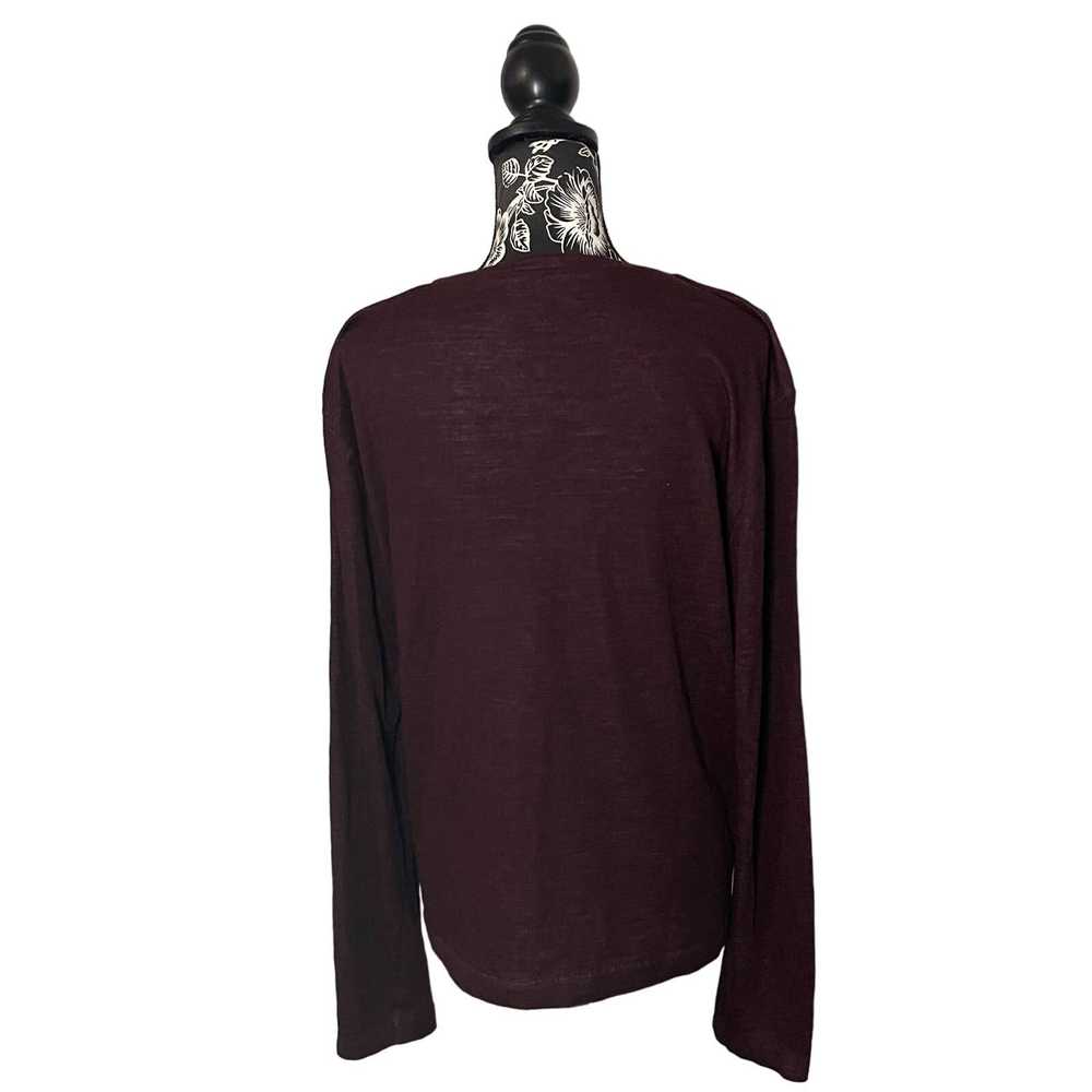 Cashmere & Wool × Hugo Boss BOSS Burgundy Wool Bl… - image 3