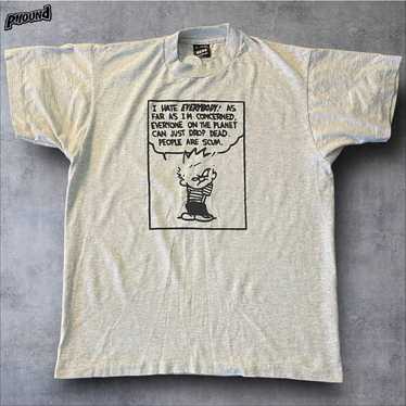 Fruit Of The Loom Vtg Shirt 1990s Calvin Hobbes Ha