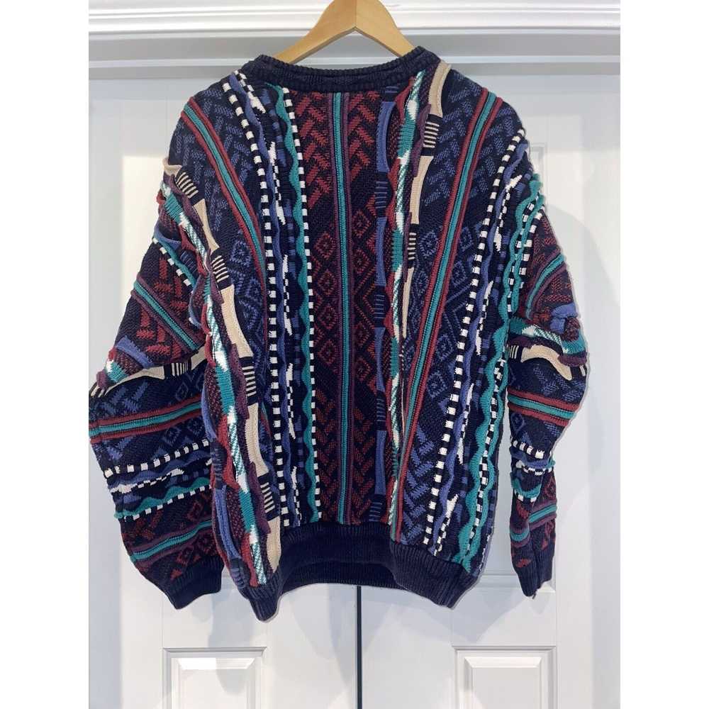 Croft & Barrow VTG 90’s Coogi Style Chunky Knit S… - image 1