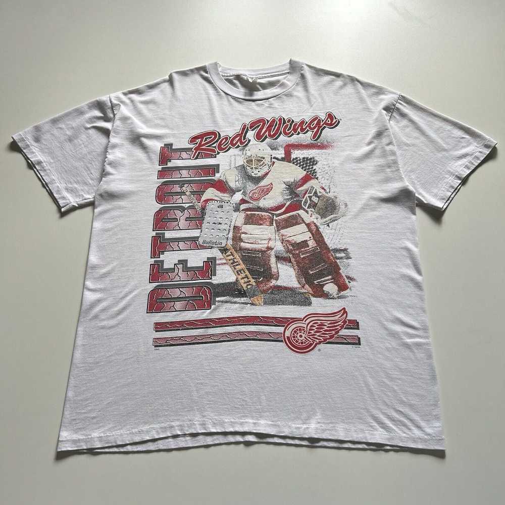 NHL × Vintage Vintage 1990s Detroit Red Wings NHL… - image 1