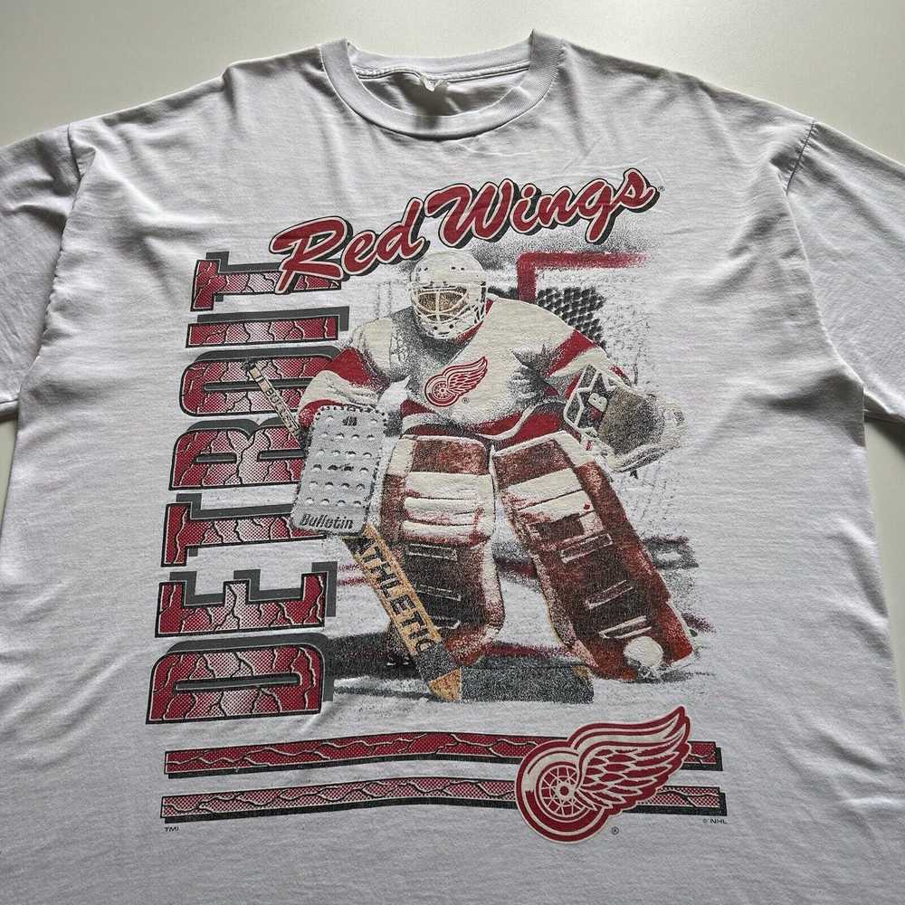 NHL × Vintage Vintage 1990s Detroit Red Wings NHL… - image 2