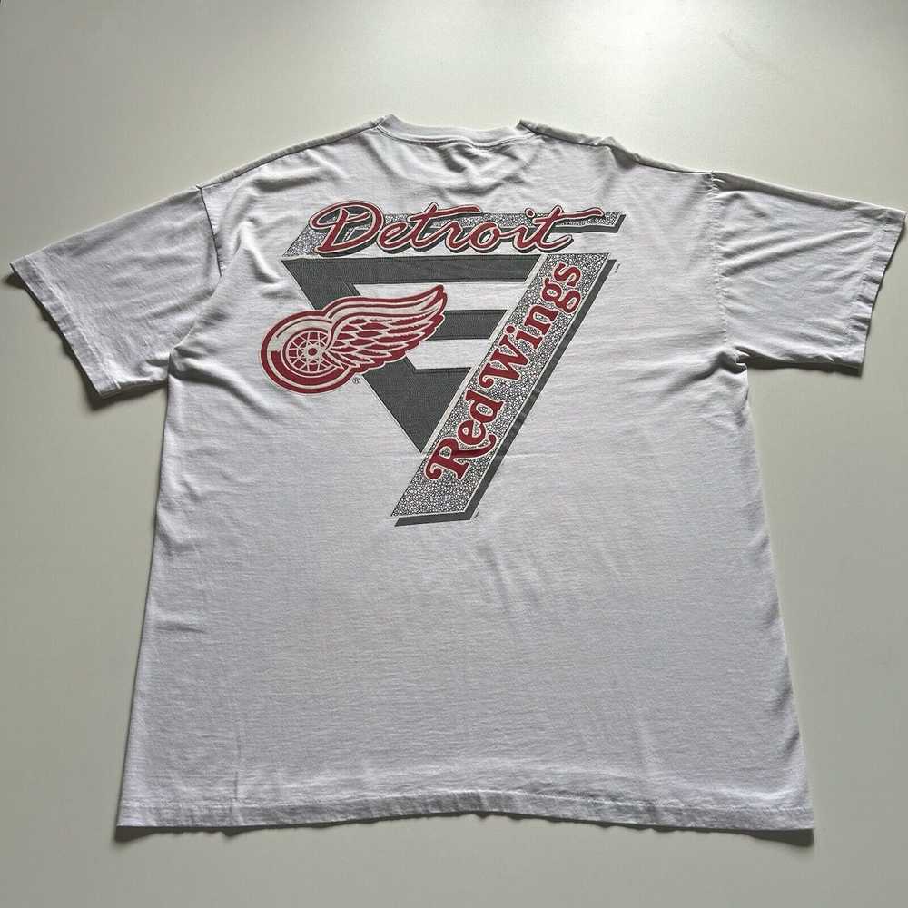 NHL × Vintage Vintage 1990s Detroit Red Wings NHL… - image 3