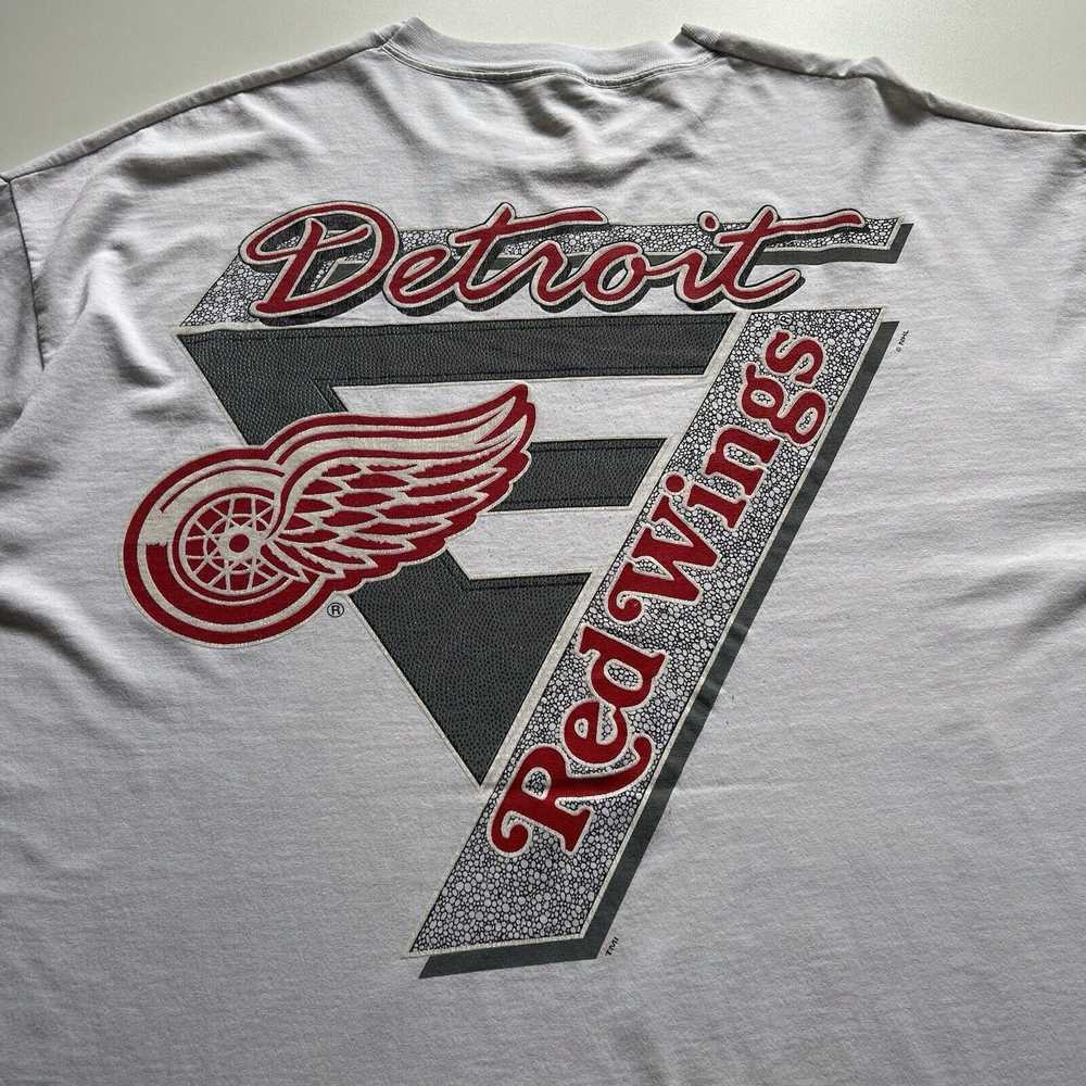 NHL × Vintage Vintage 1990s Detroit Red Wings NHL… - image 4