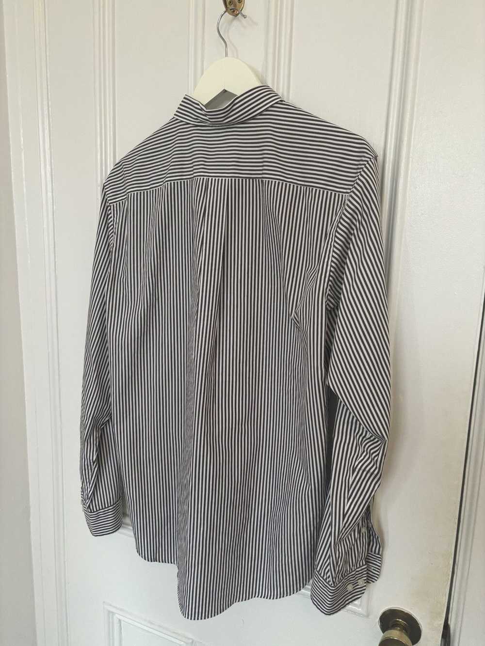 Uniqlo Brown Striped Uniqlo Button Up - image 2