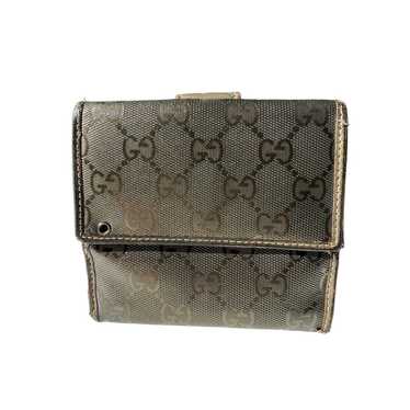 Gucci Metallic Bi-fold wallet Authentic - image 1