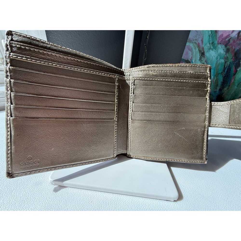 Gucci Metallic Bi-fold wallet Authentic - image 7