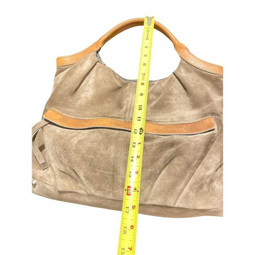 Brunello Cucinelli Suede  Handbag Tote Bag Khaki - image 11