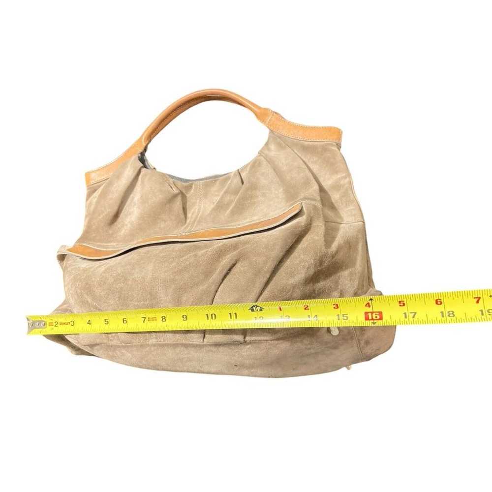 Brunello Cucinelli Suede  Handbag Tote Bag Khaki - image 12