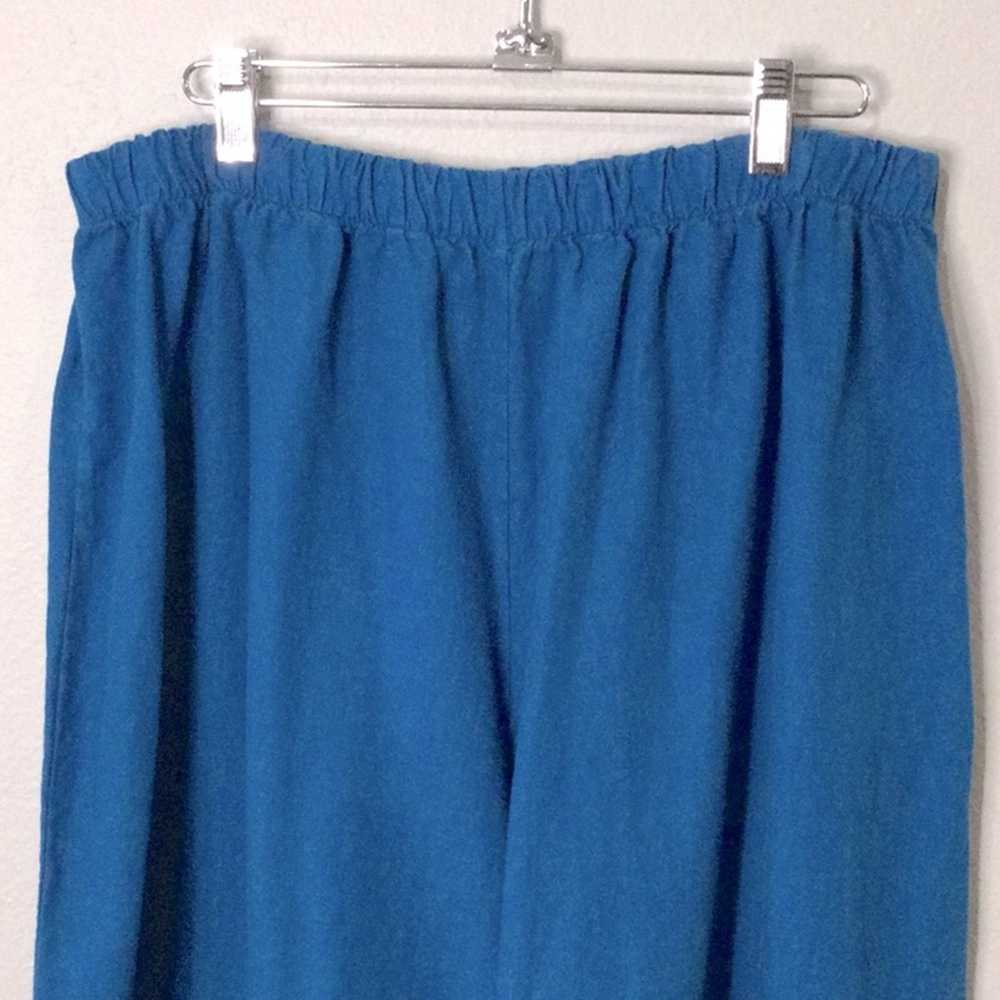 Bryn Walker Bryn Walker Blue Oversize Wide Leg Po… - image 2