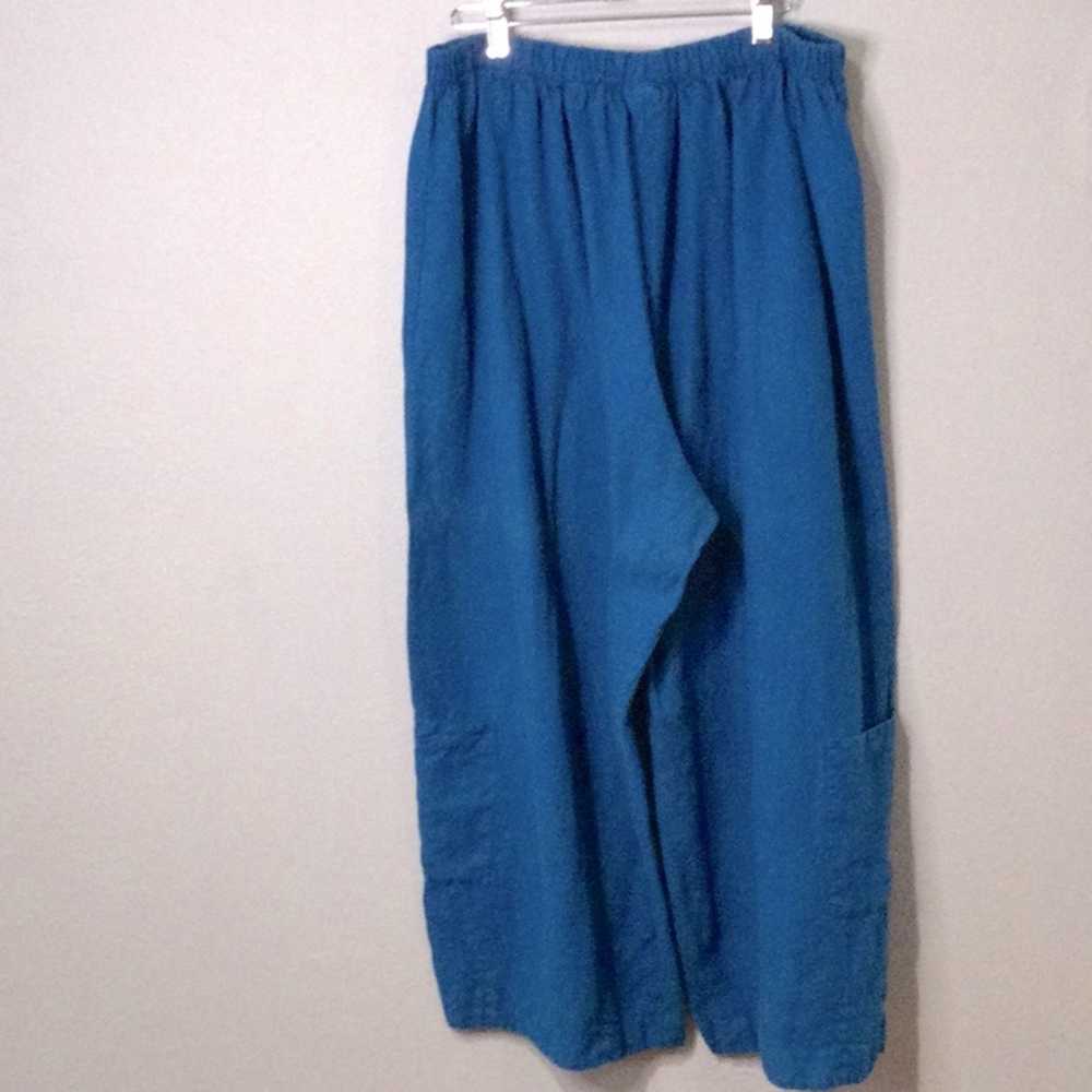 Bryn Walker Bryn Walker Blue Oversize Wide Leg Po… - image 4