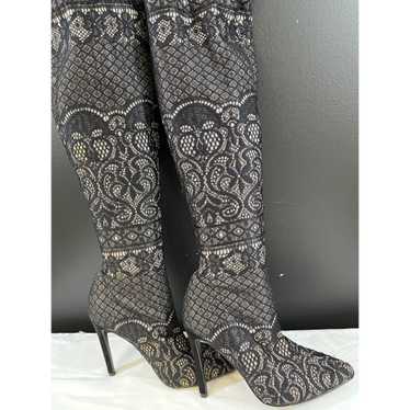 Steve Madden Tanzee Black Over shops The Knee Boots Size 5.5 New