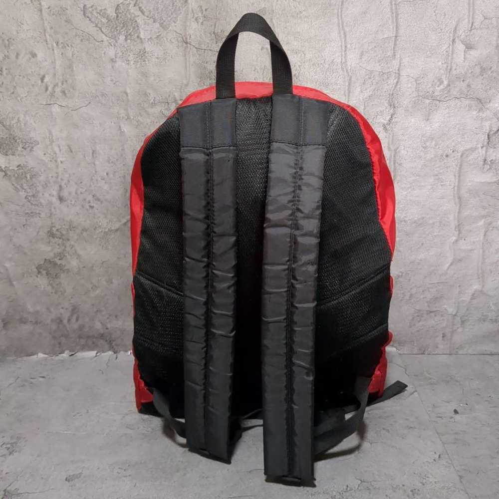 【adidas】 Adidas Red Pocket Nylon Sports Backpack - image 2