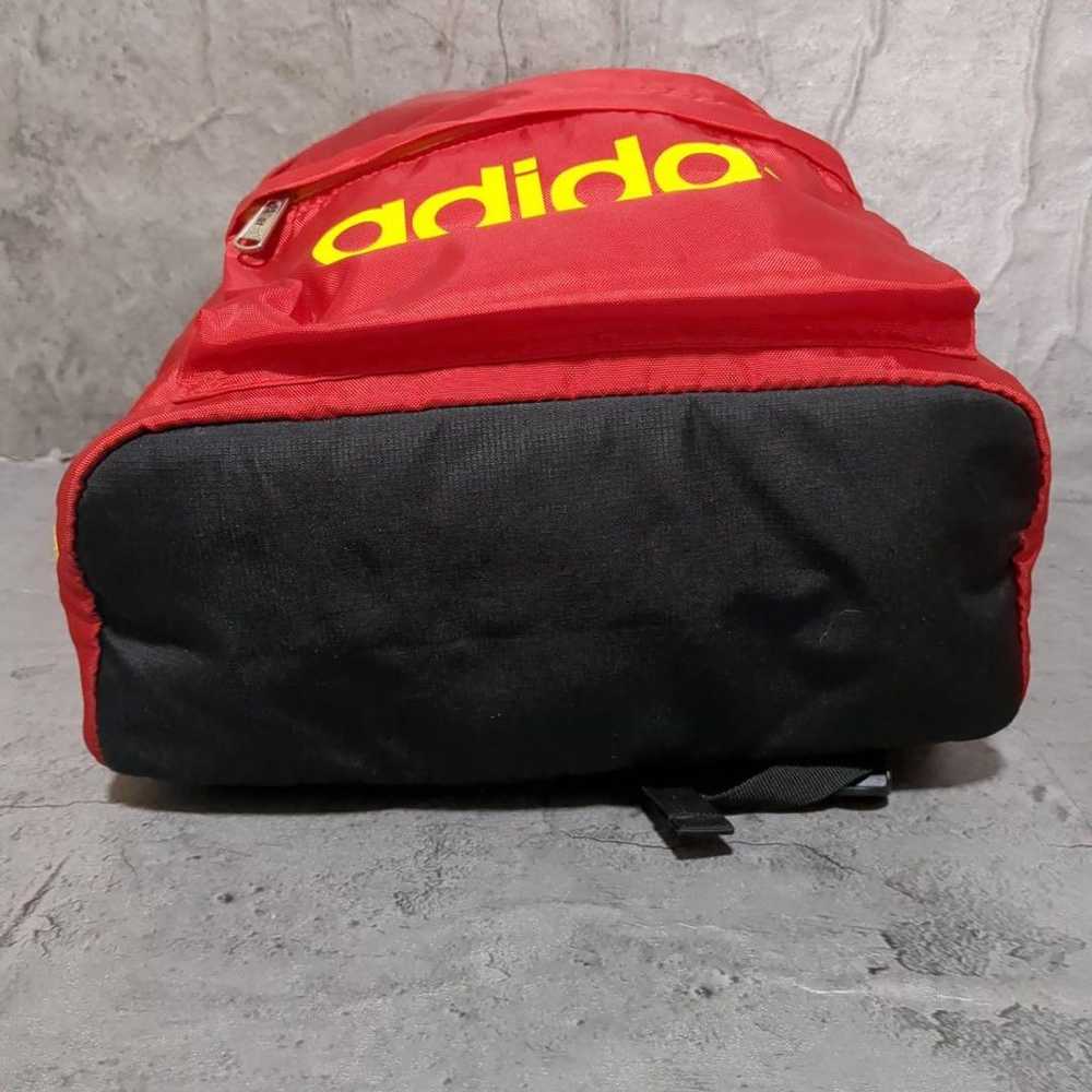 【adidas】 Adidas Red Pocket Nylon Sports Backpack - image 5