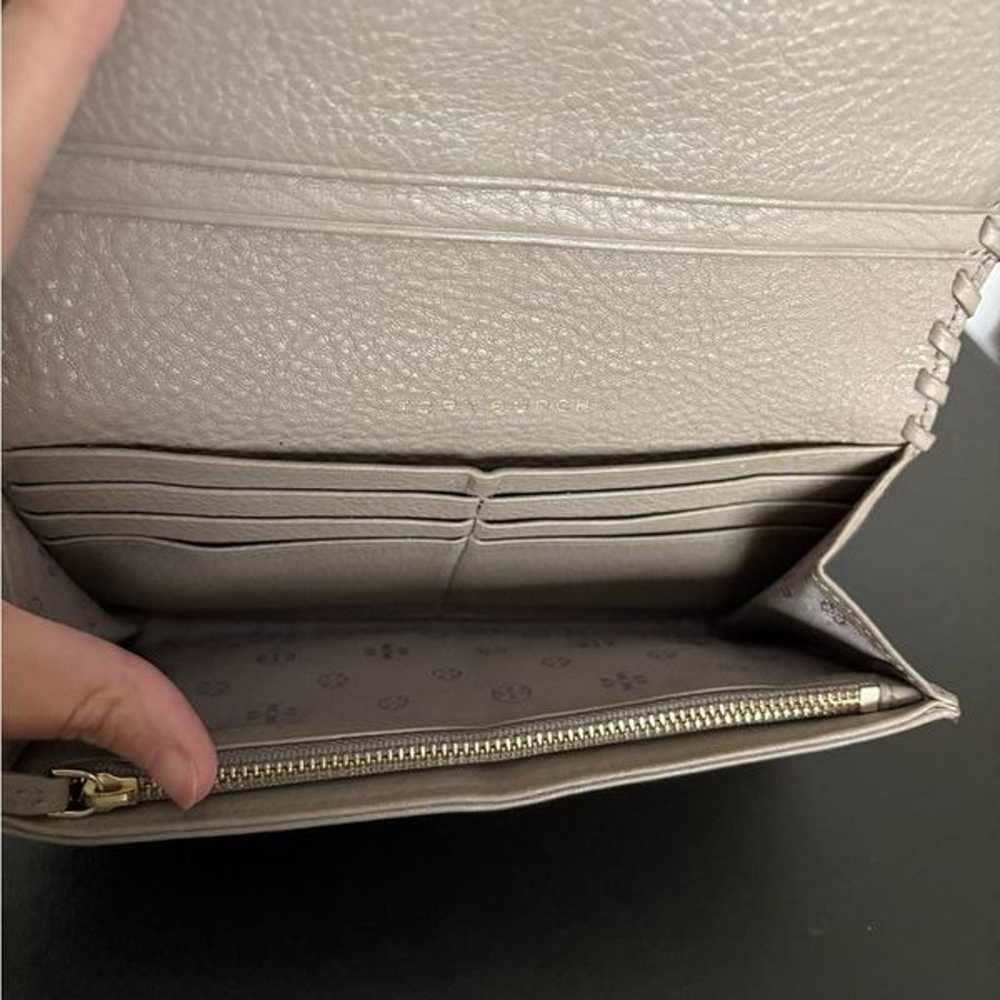 Tory Burch half moon Tote and wallet - image 7