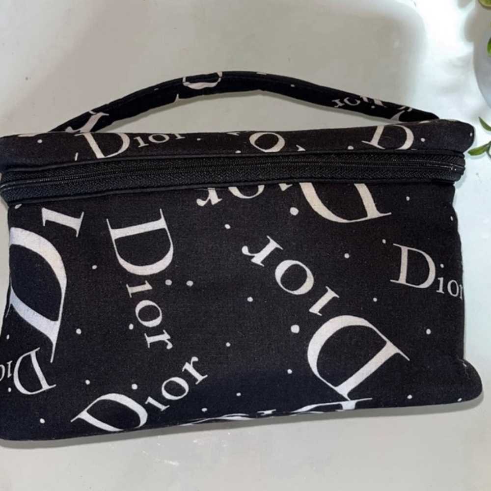 DIOR LOGO BAG Toiletry Makeup Cosmetic Travel Cas… - image 8