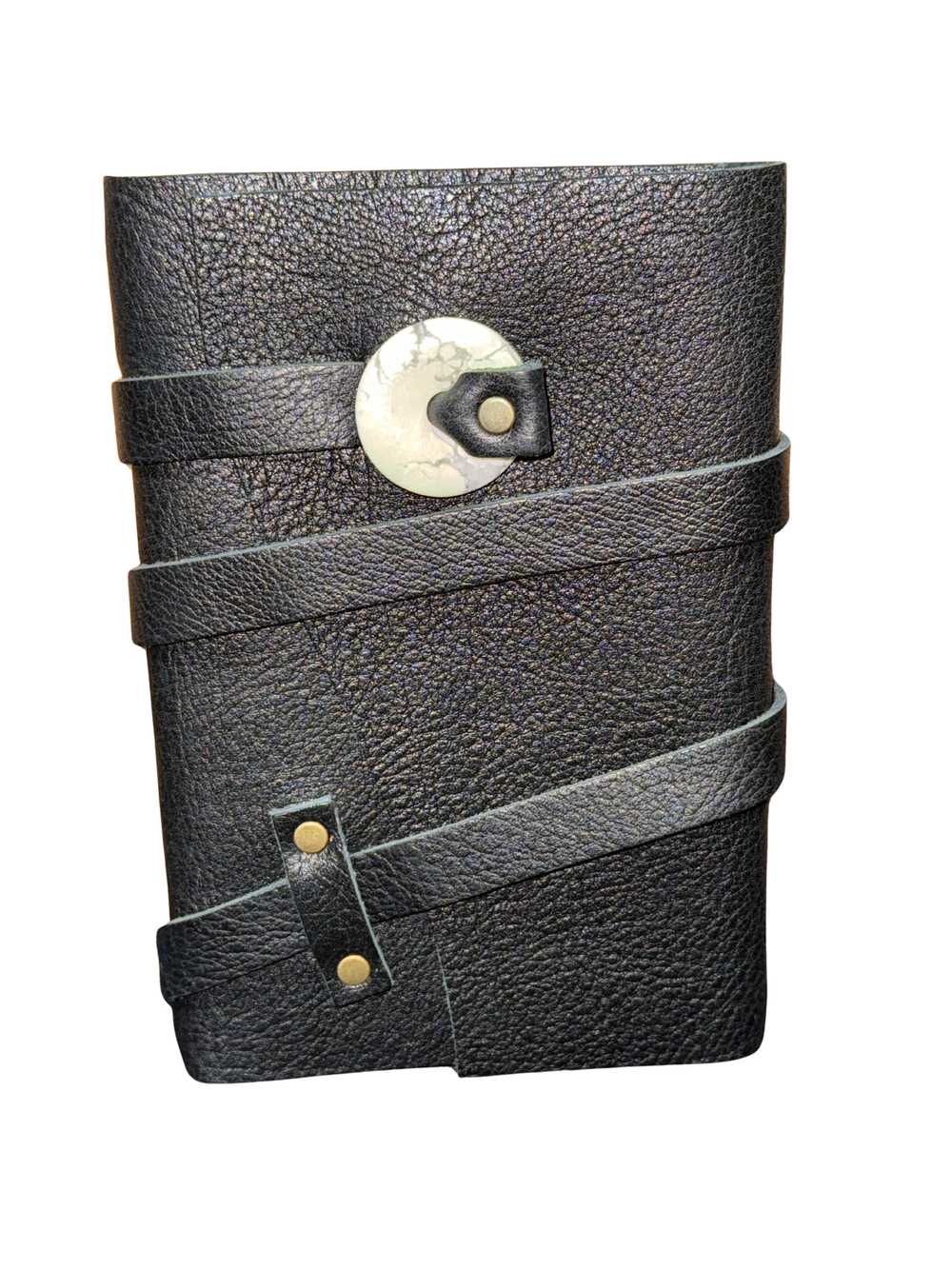 Portland Leather Leather Wrap Journal With Stone - image 1