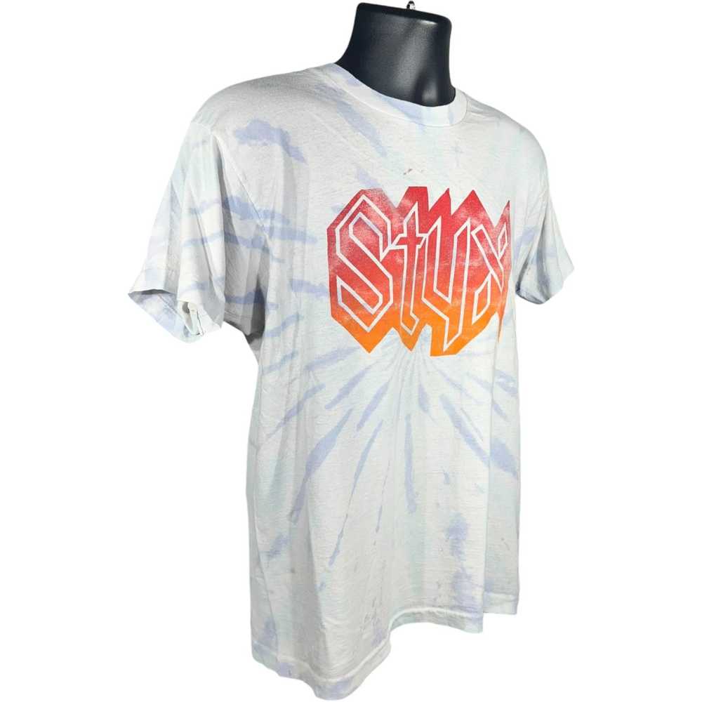 Fruit Of The Loom Vintage Styx Tie Dye Tour Tee 9… - image 4